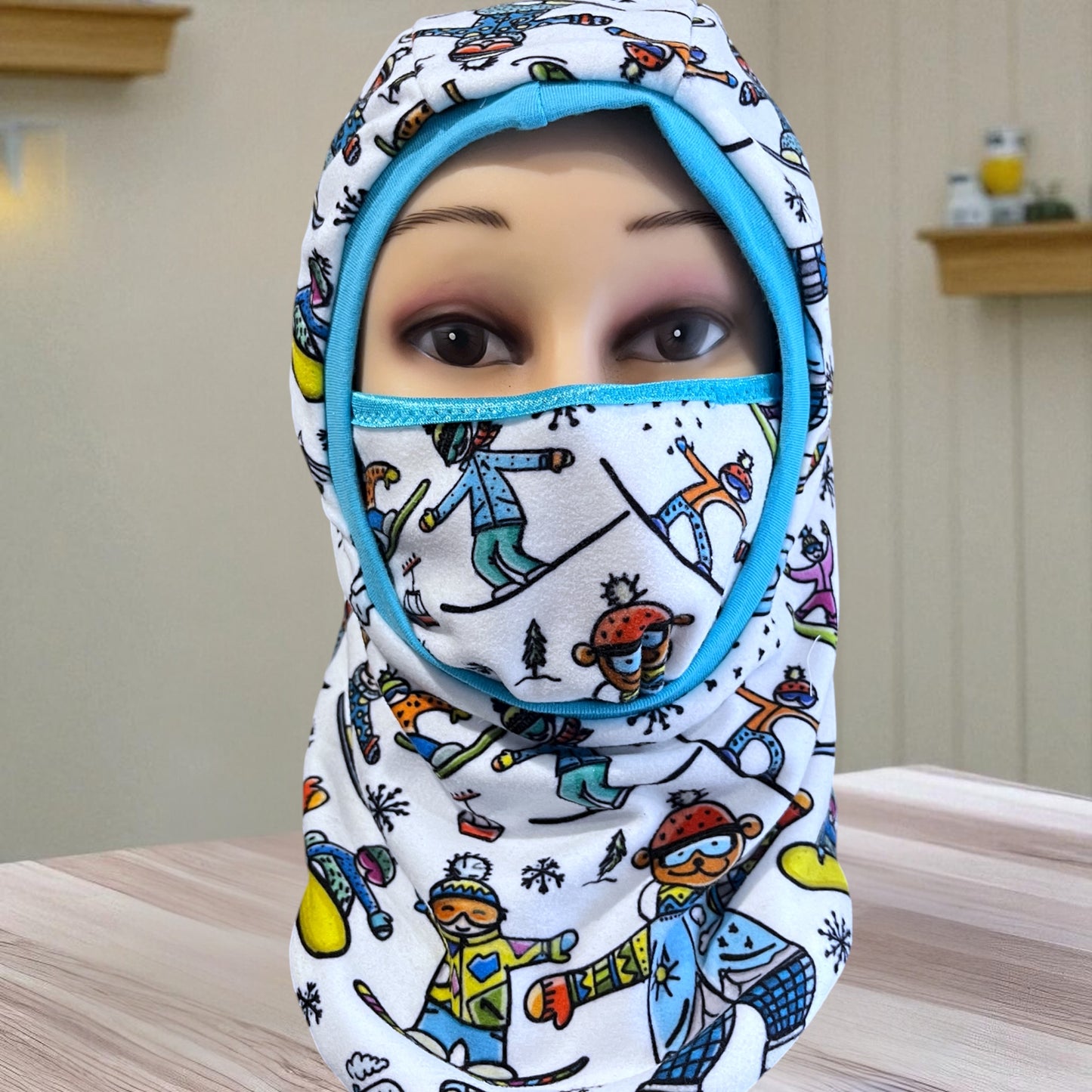 Child Balaclava, Fleece Hood, Winter Apparel
