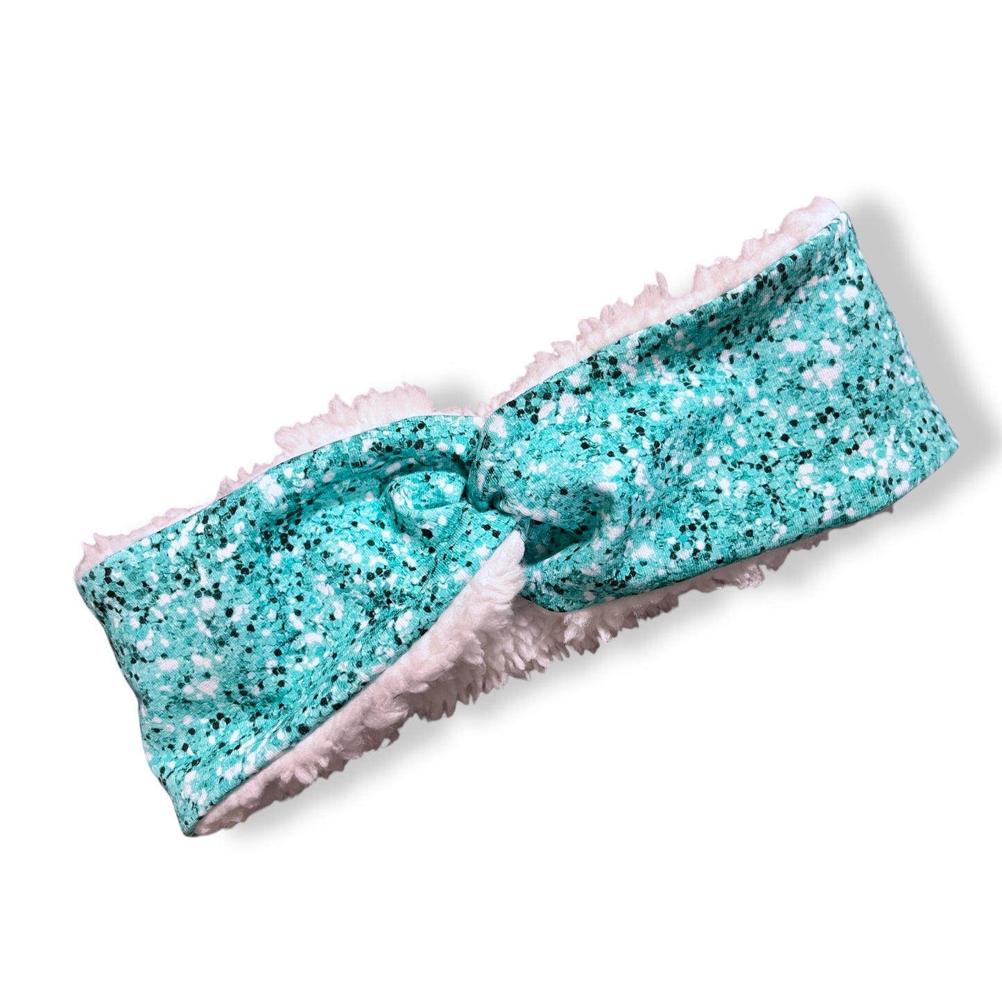 Child Ear Warmers, Sherpa Headbands, Twist Headband, Glitter