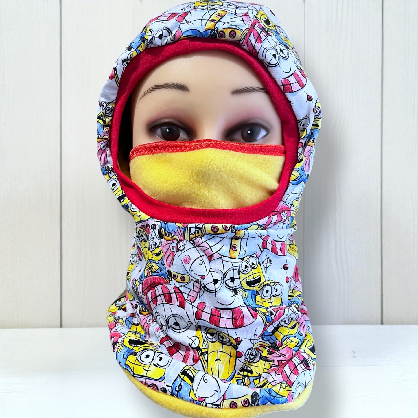 Child Balaclava, Fleece Hood, Winter Apparel