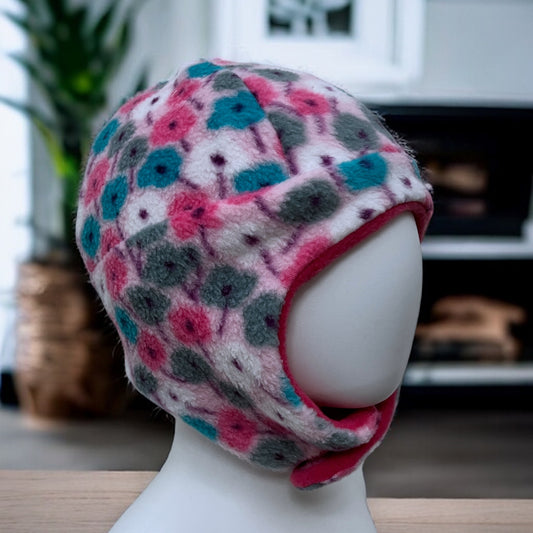 Baby Flowers Fleece Cap