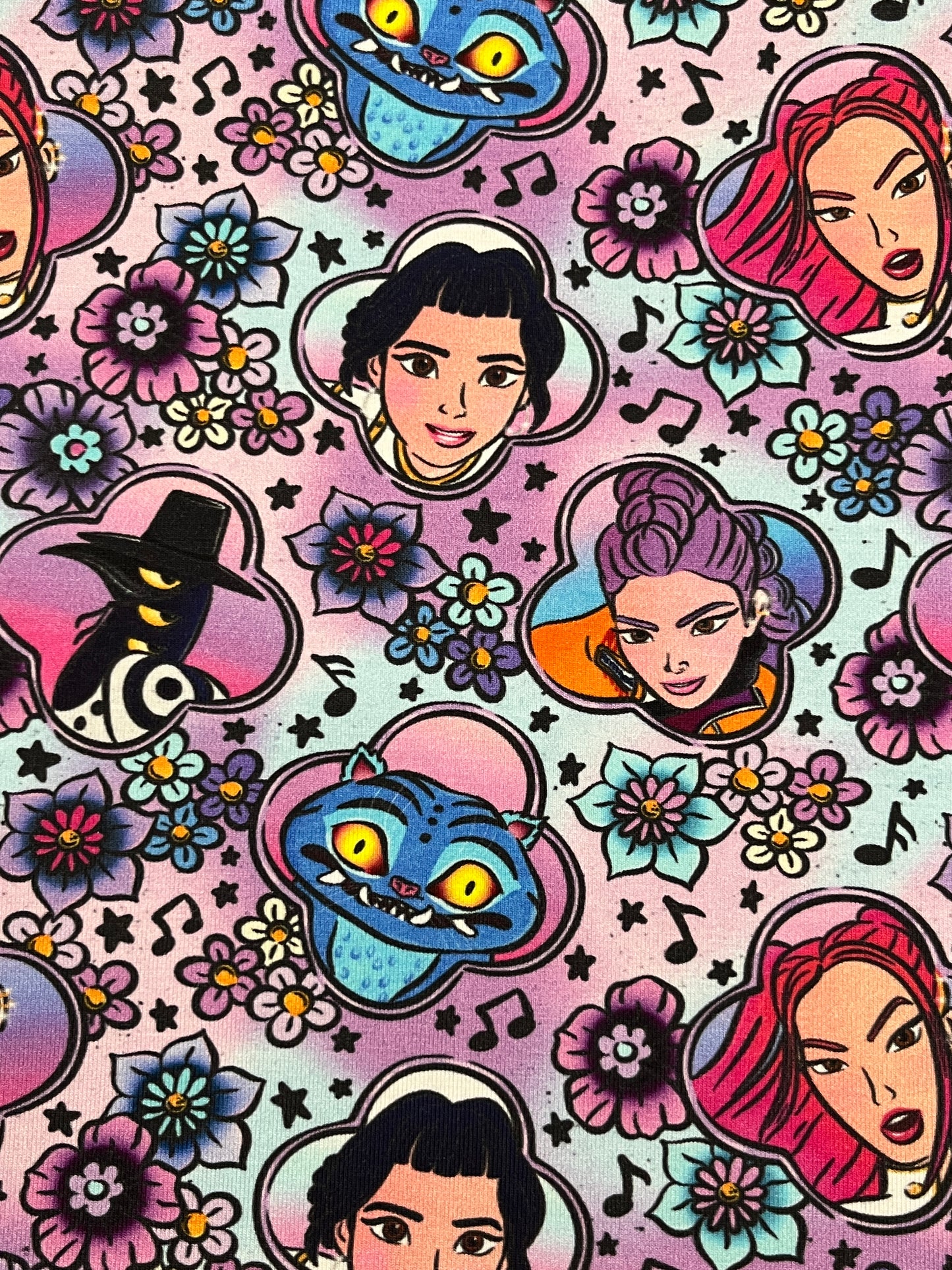 Custom Fabric - MOVIE CHARACTERS