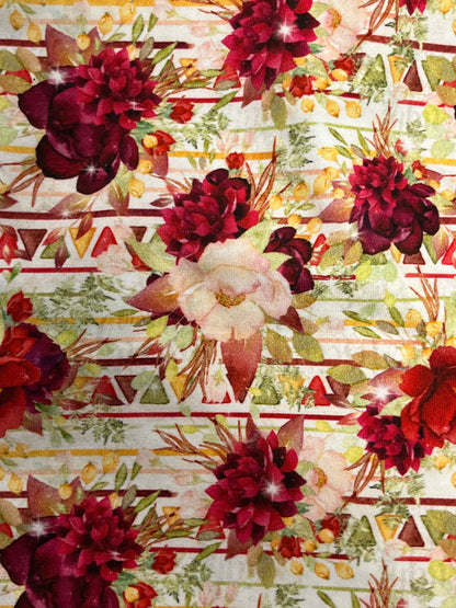 Custom Fabric -  FLOWERS