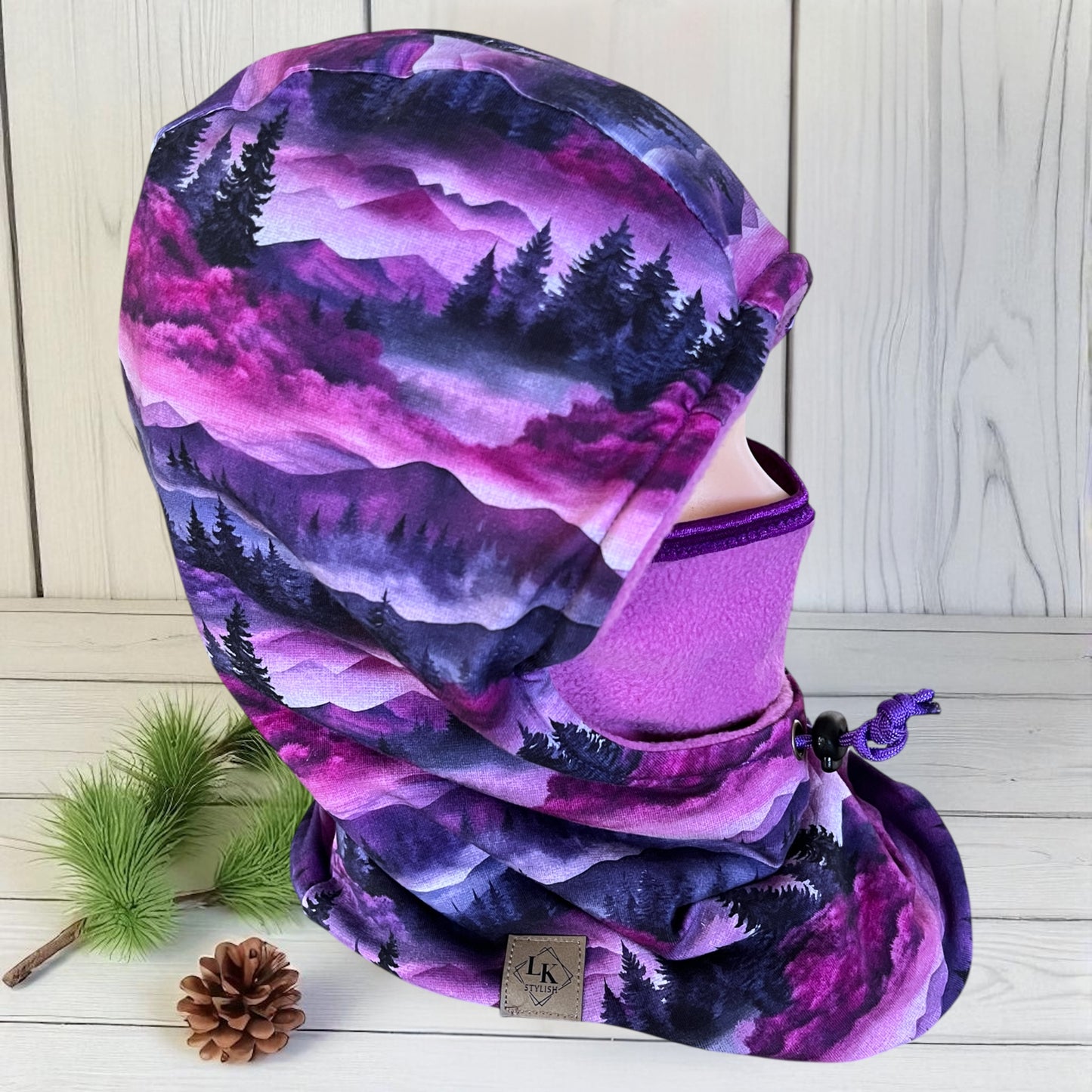 Youth/Adult Balaclava, Fleece Hood, Winter Apparel