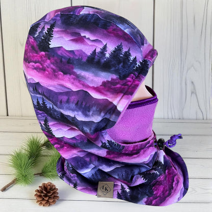 Youth/Adult Balaclava, Fleece Hood, Winter Apparel