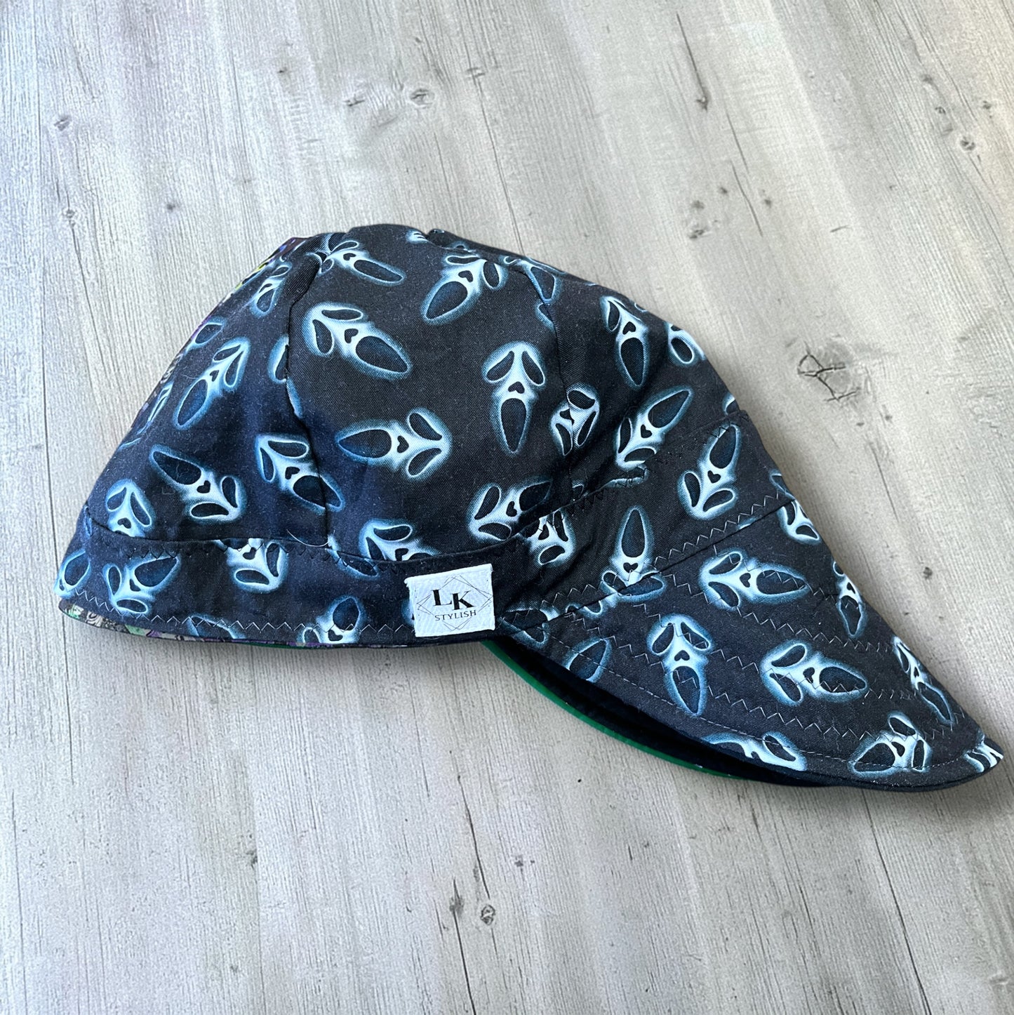 7 3/8 Scary Face Welders Cap