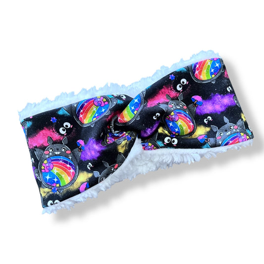 Child Ear Warmers, Sherpa Headbands, Twist Headband, Anime