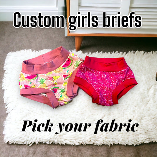 Girls Custom Briefs