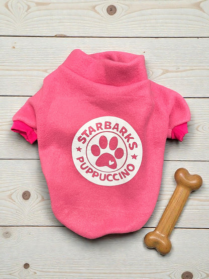 Medium Puppuccino Vest, Fleece Dog Vest
