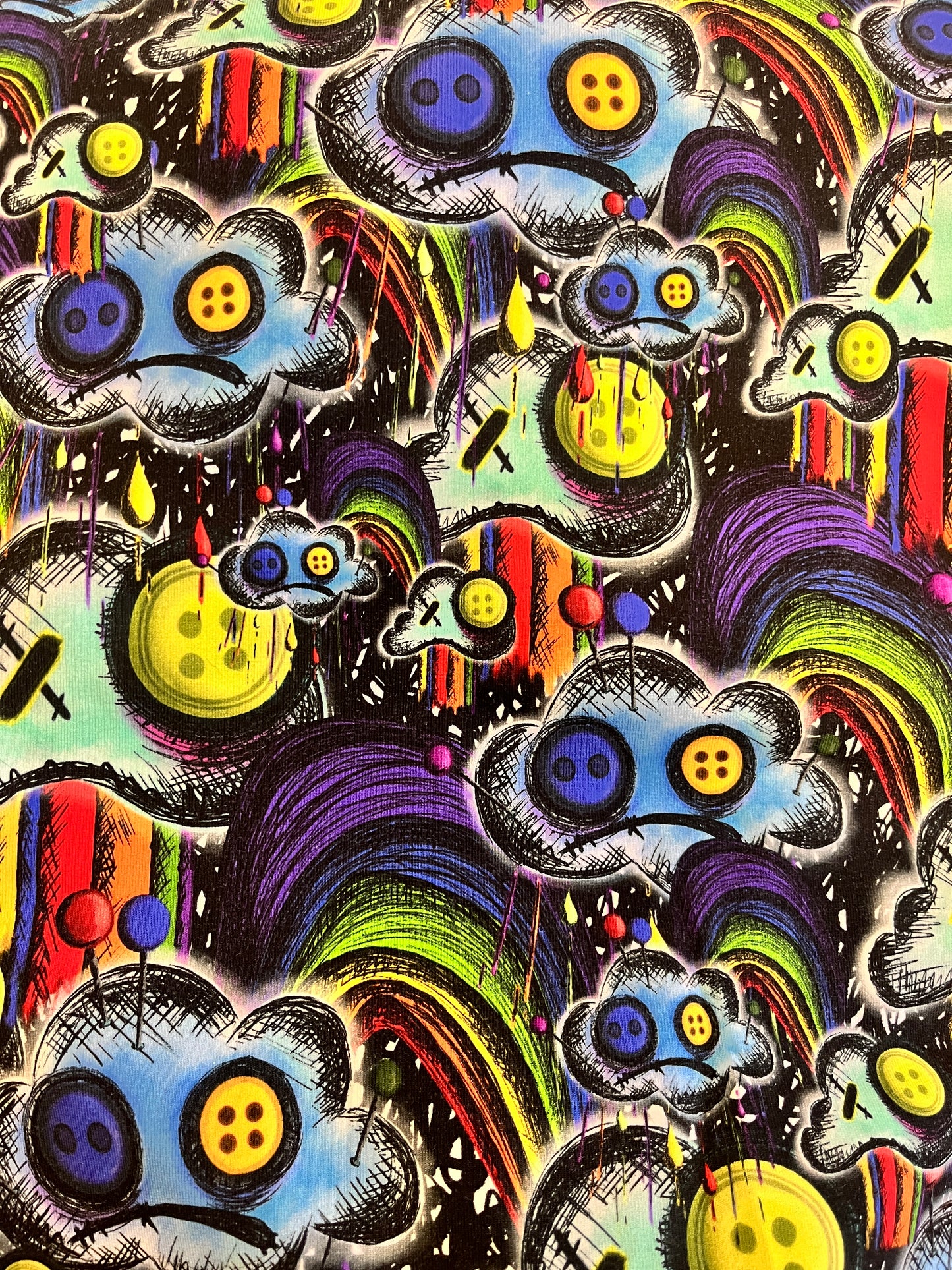 Custom Fabric - UNICORNS / RAINBOWS
