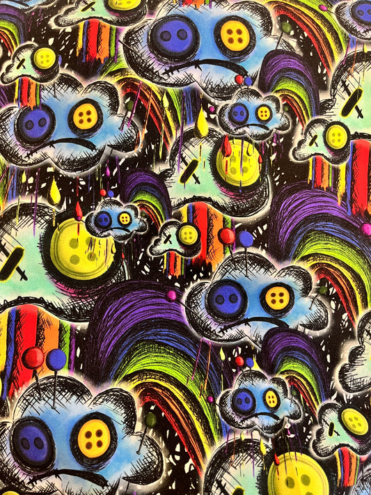 Custom Fabric - UNICORNS / RAINBOWS