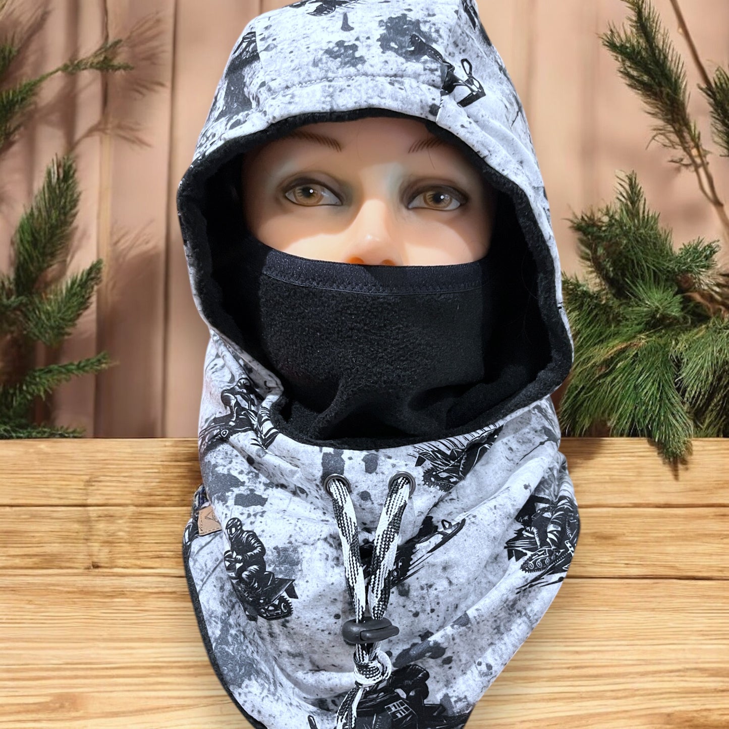 Youth/Adult Balaclava, Fleece Hood, Winter Apparel