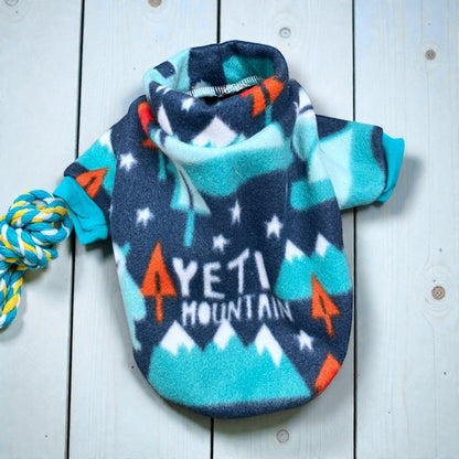 XSmall Yeti Vest, Fleece Dog Vest