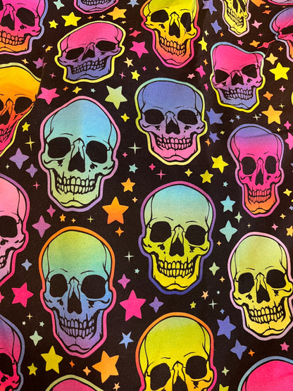 Custom Fabric - SKULLS / GRUNGE