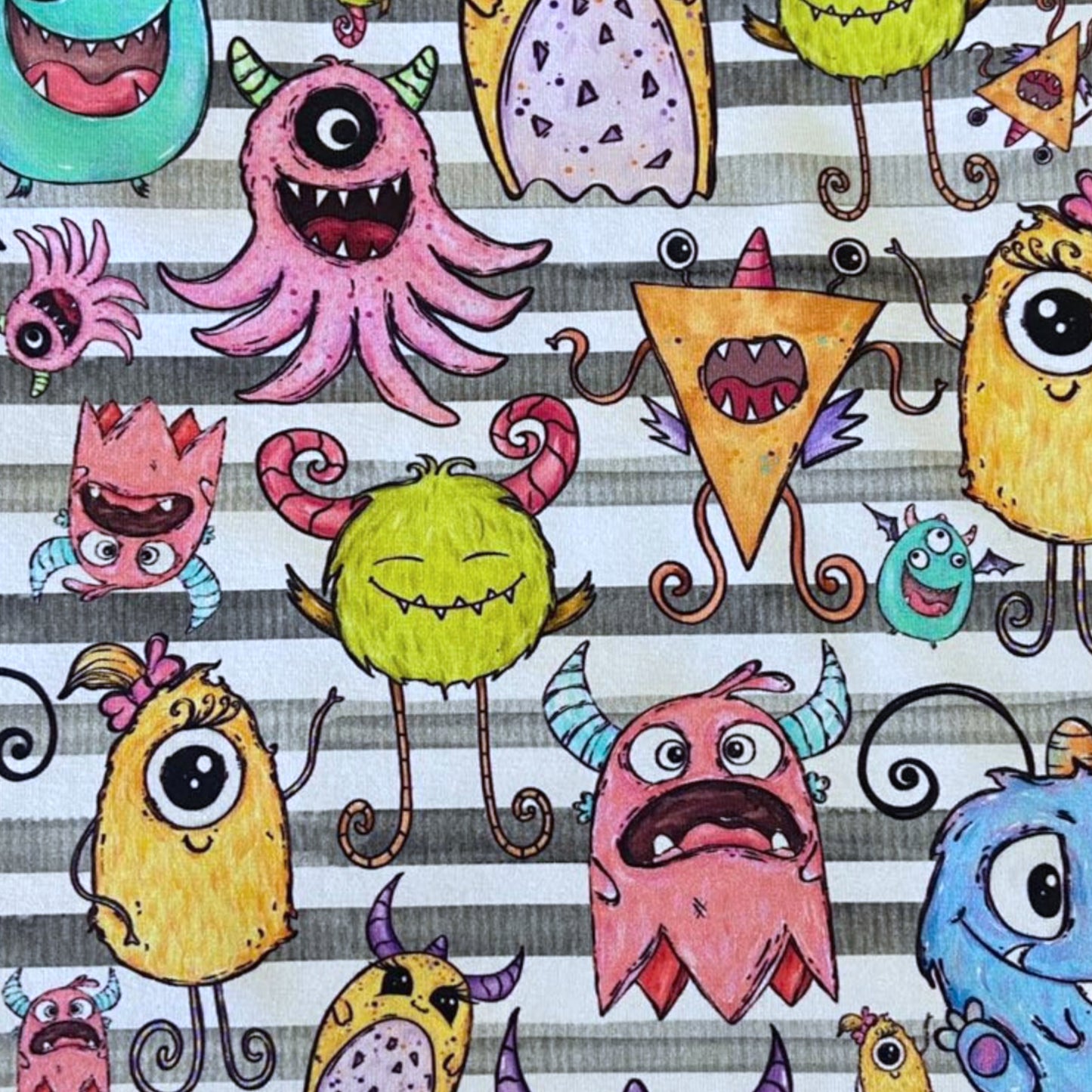 Custom Fabric - DINOS / MONSTERS /ALIENS