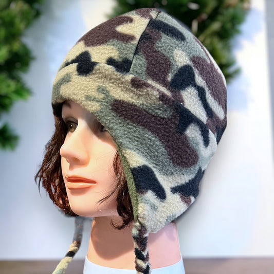 Youth Camo Fleece Cap