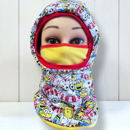 Child Balaclava, Fleece Hood, Winter Apparel