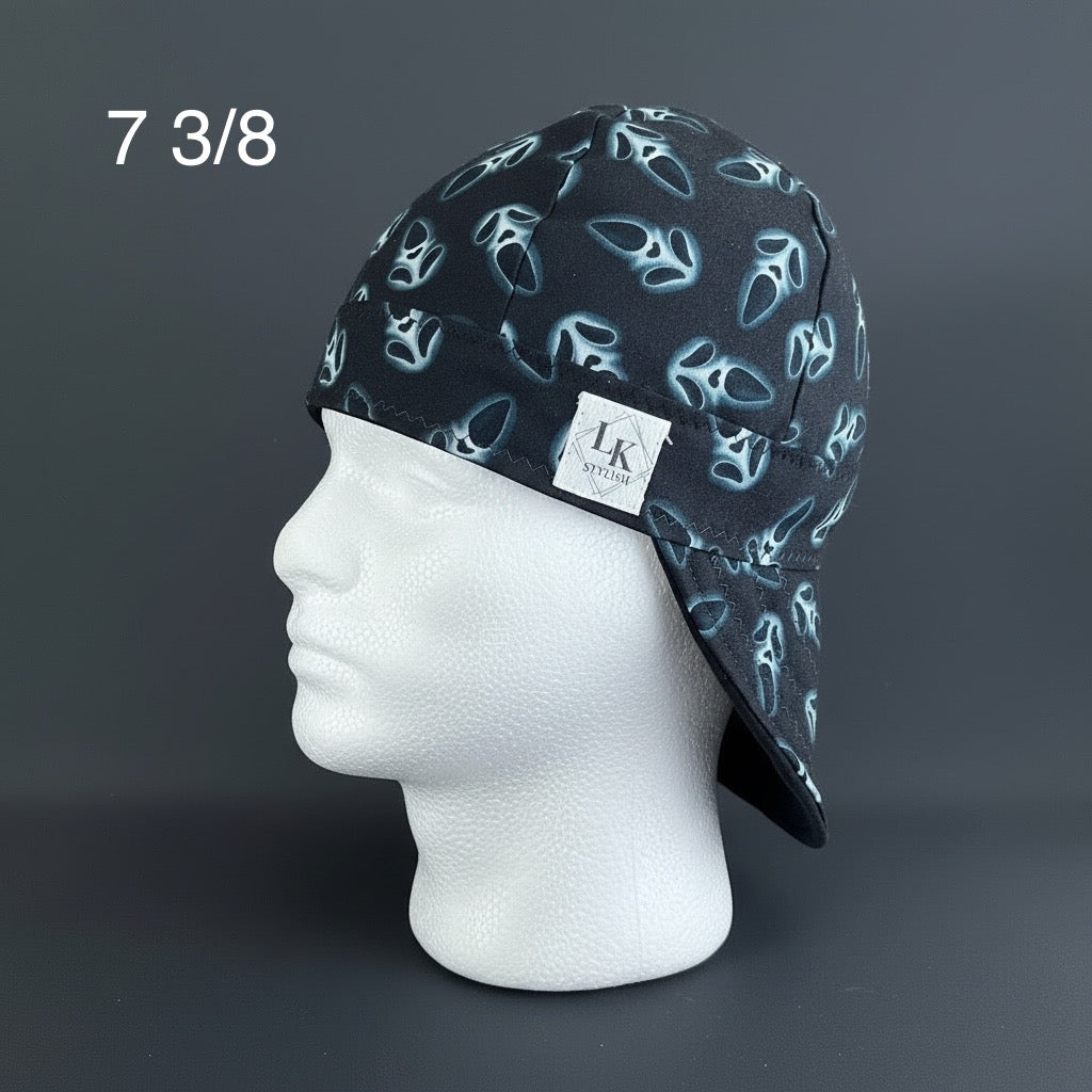 7 3/8 Scary Face Welders Cap
