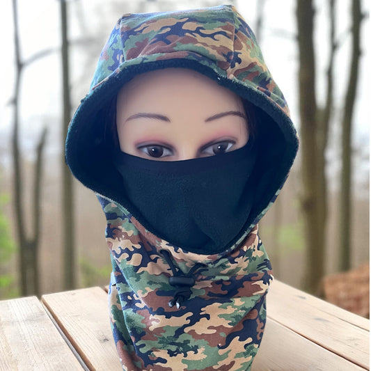 Youth/Adult Balaclava, Fleece Hood, Winter Apparel