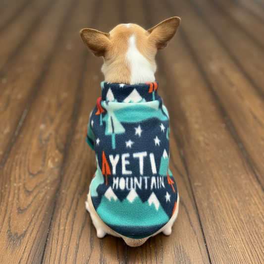 XSmall Yeti Vest, Fleece Dog Vest