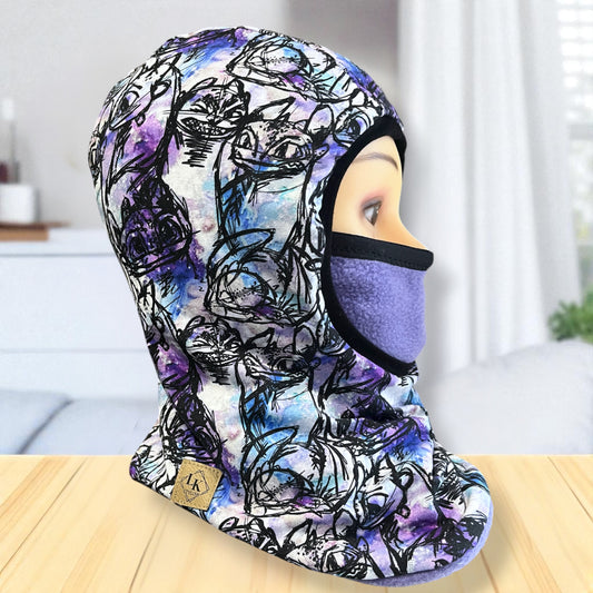 Child Balaclava, Fleece Hood, Winter Apparel
