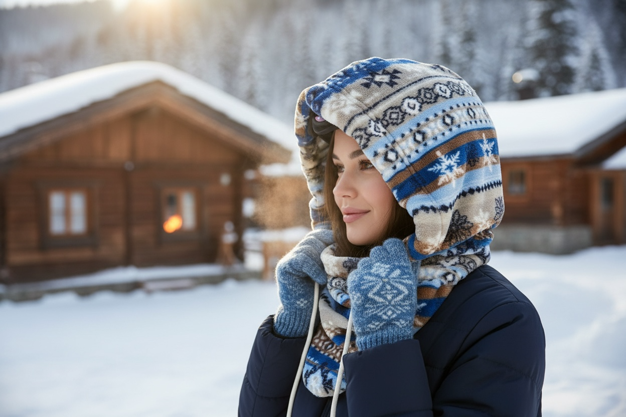 Adult Snow Hood, Over the Helmet Hood, Helmet Hoodie, Hood Face Mask, Snowboard, Plush Hood, Ski hood,