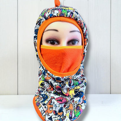 Child Balaclava, Fleece Hood, Winter Apparel