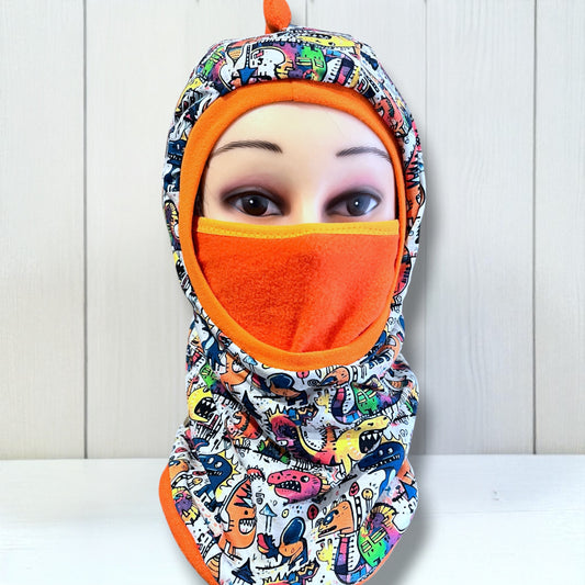 Child Balaclava, Fleece Hood, Winter Apparel