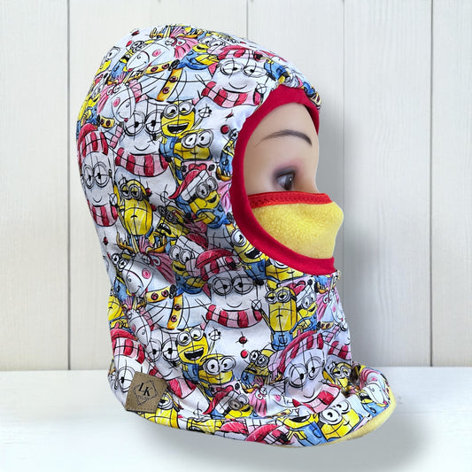 Child Balaclava, Fleece Hood, Winter Apparel