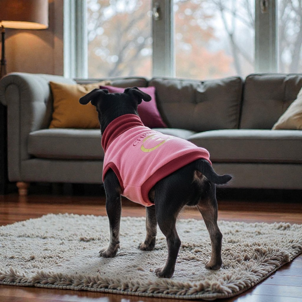 Small Chewcci Vest, Fleece Dog Vest