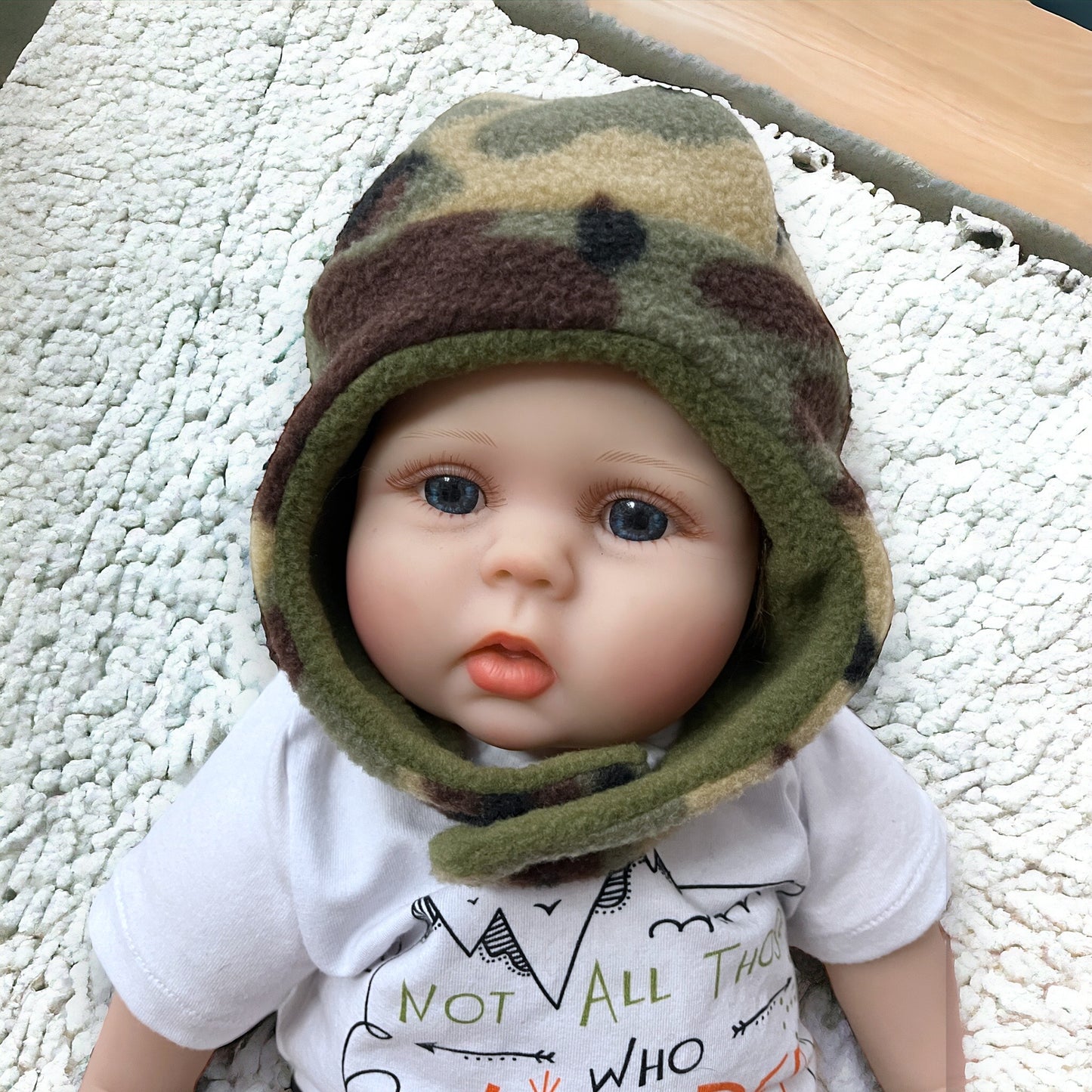 Infant Camo Fleece Cap