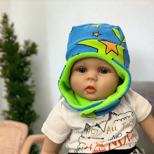 Infant Stars Fleece Cap