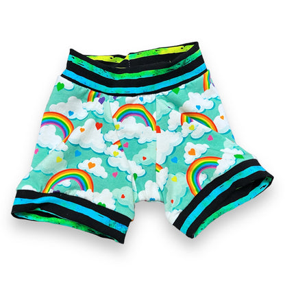 Girls 4T Rainbow Boxer Briefs