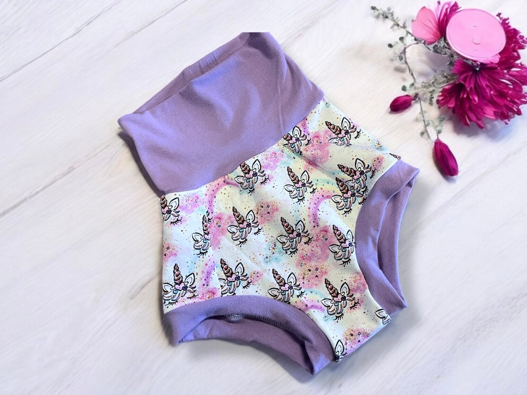 Custom Kids High Waisted Underwear, Ostomy Underwear, Kids Unisex Underwear, Vesicostomy