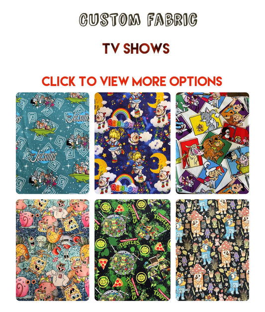 Custom Fabric - TV SHOWS