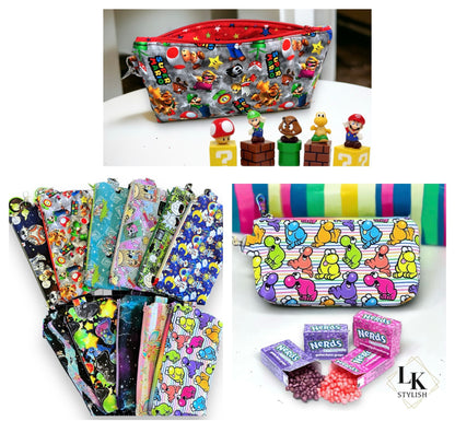 Zipper Bag, Pencil Case, Cosmetic Bag,