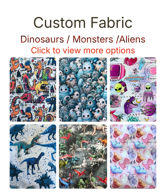 Custom Fabric - DINOSAURS/ MONSTERS /ALIENS