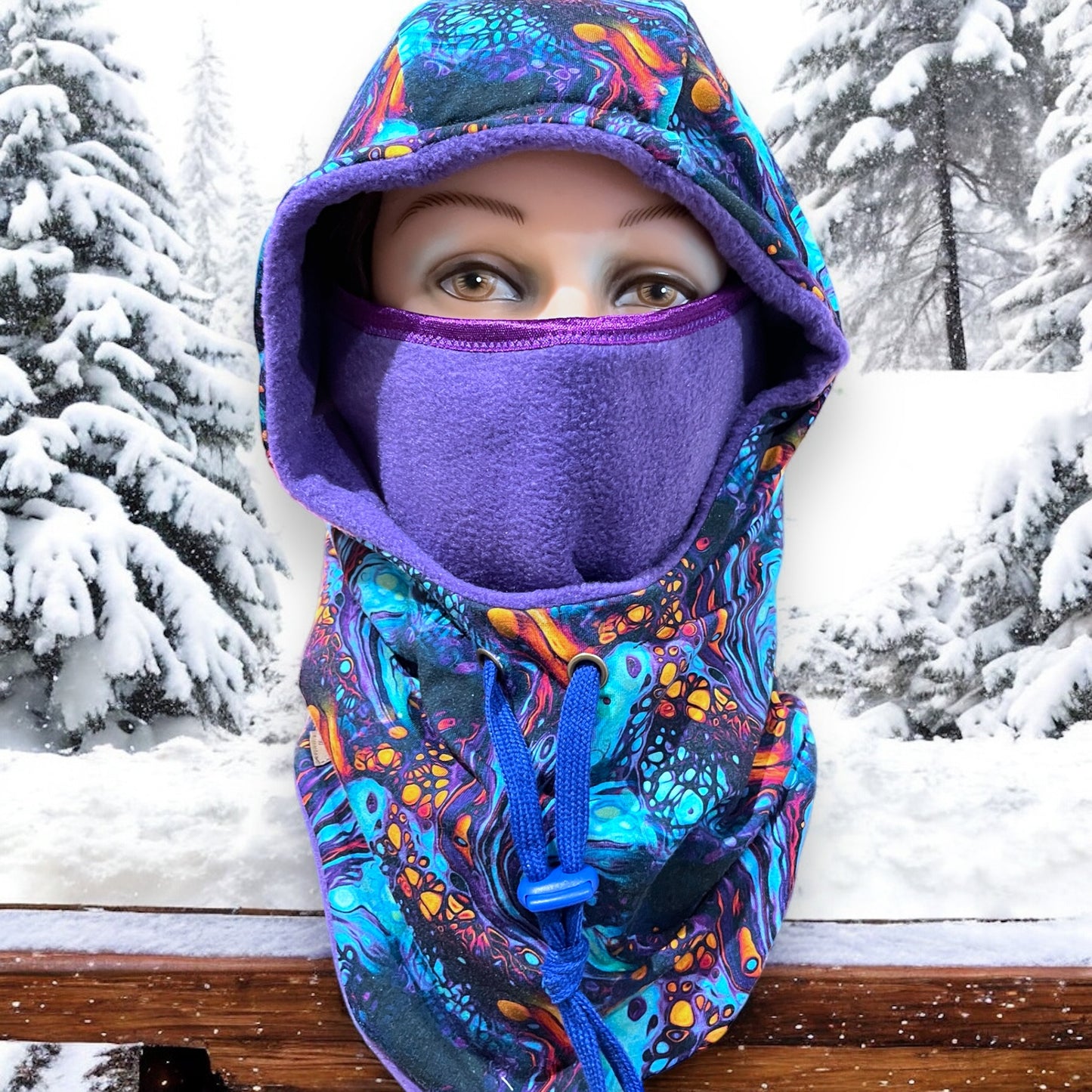 Youth/Adult Balaclava, Fleece Hood, Winter Apparel