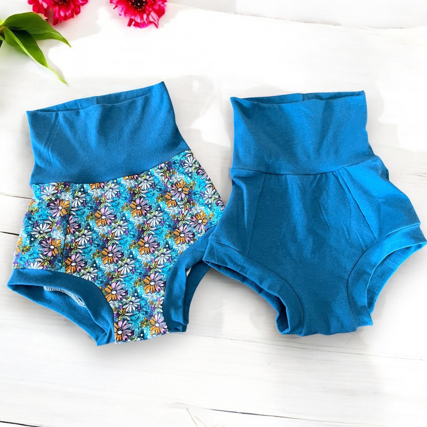 Custom Kids High Waisted Underwear, Ostomy Underwear, Kids Unisex Underwear, Vesicostomy