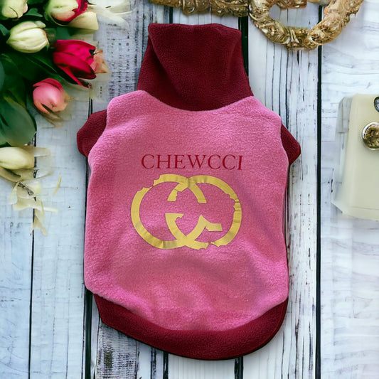 Small Chewcci Vest, Fleece Dog Vest