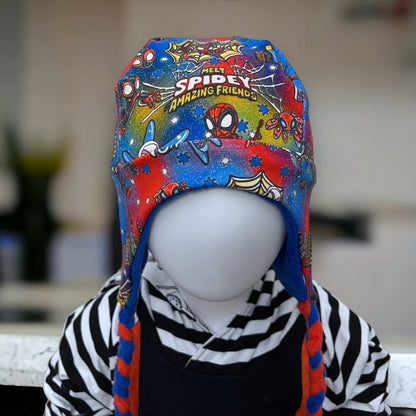 Toddler Spider Hero Fleece Cap