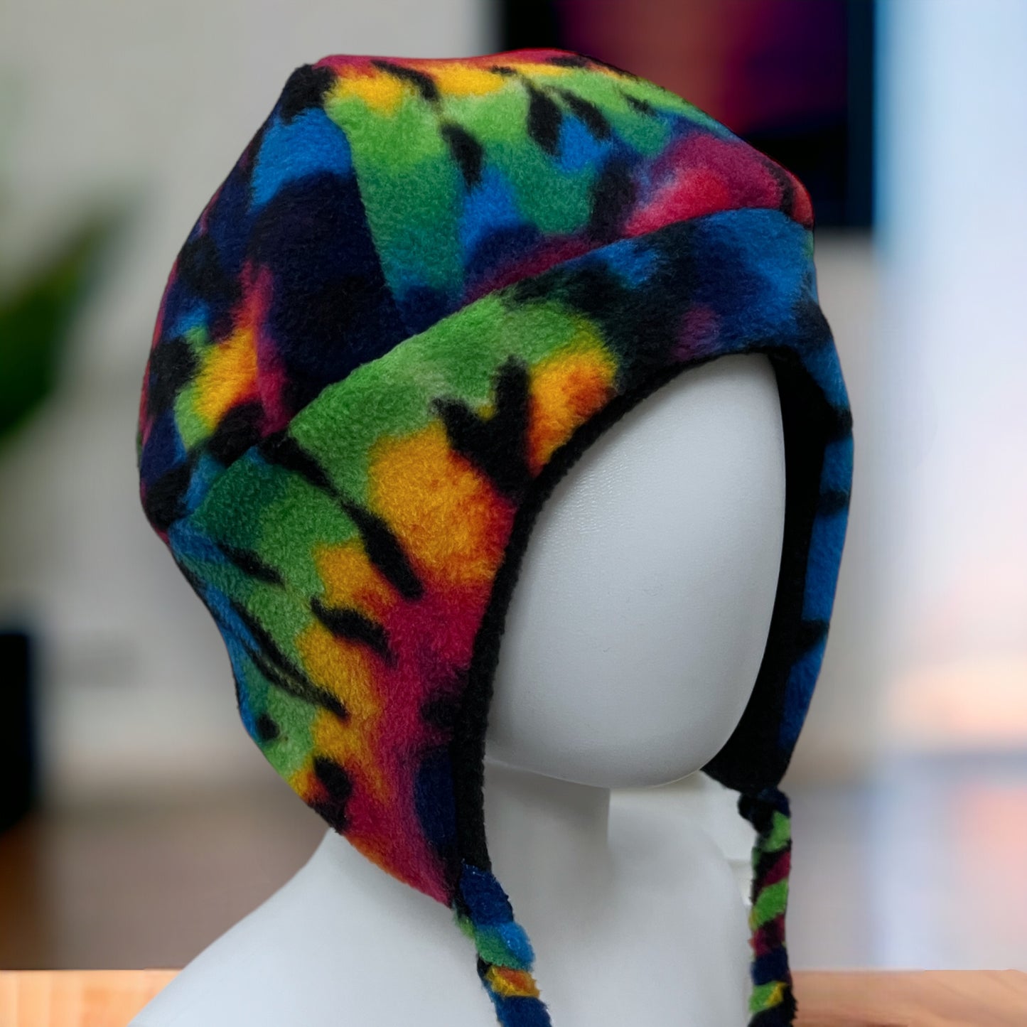 Toddler Tie Dye Fleece Cap