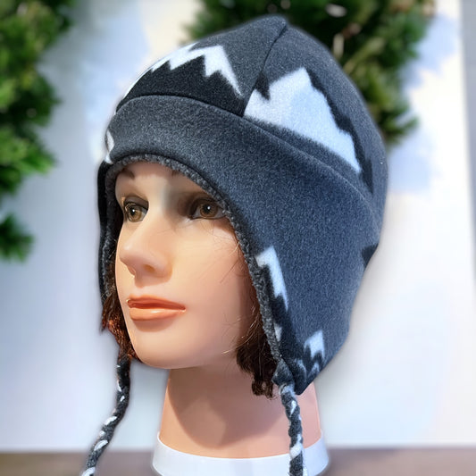 Youth Mountains Fleece Cap