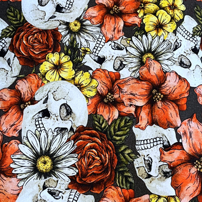 Custom Fabric - SKULLS / GRUNGE