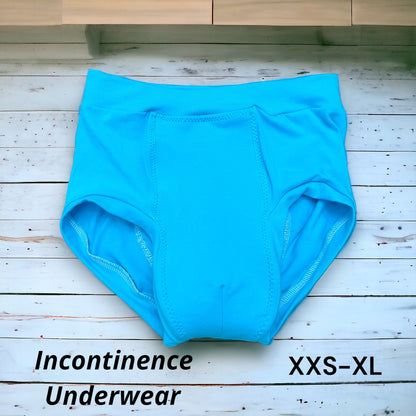 Custom Mens Incontinence Underwear, High Rise Briefs, Adult Absorbent Briefs