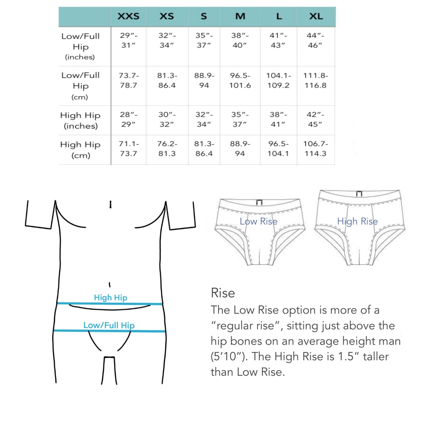 Custom Mens Incontinence Underwear, High Rise Briefs, Adult Absorbent Briefs