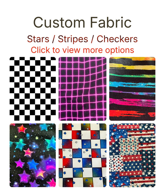 Custom Fabric - STRIPES / STARS / CHECKERS