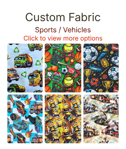 Custom Fabric - SPORTS / VEHICLES