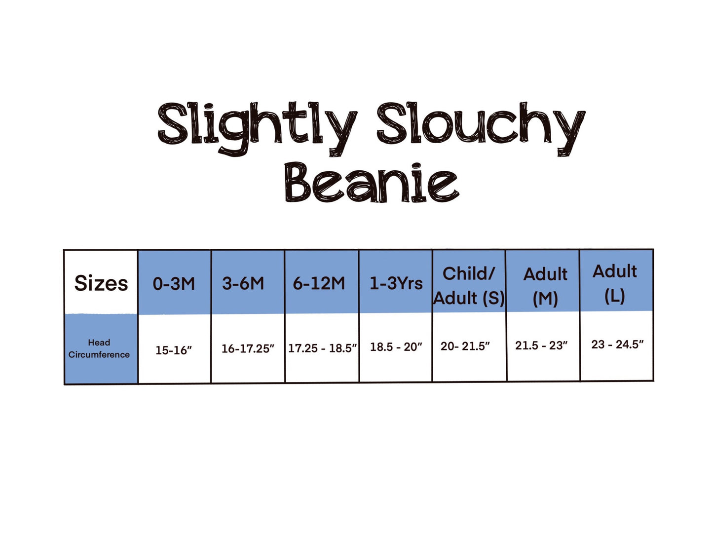 3-6 months boys slouchy hat beanie