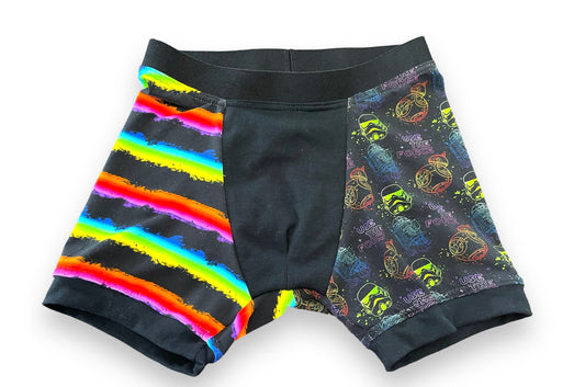 Mens Medium Rainbow Droid Boxer Briefs