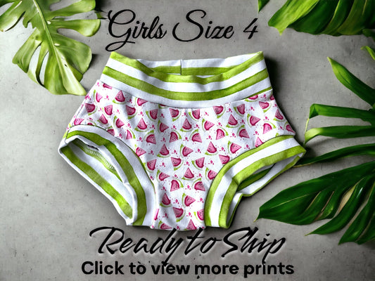 Girls Size 4 Briefs